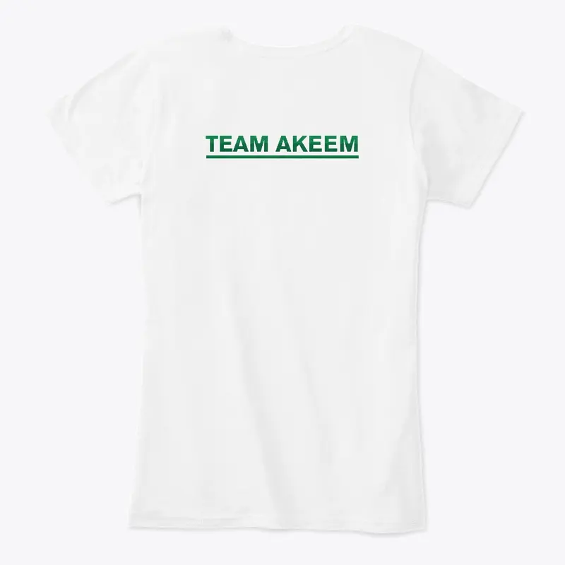 Team Akeem White Apparel