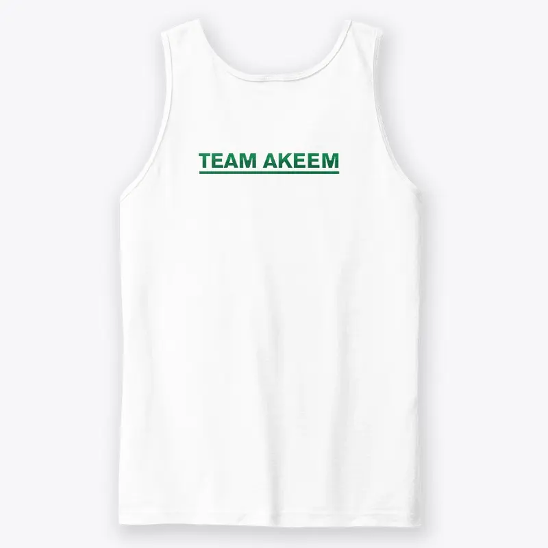 Team Akeem White Apparel