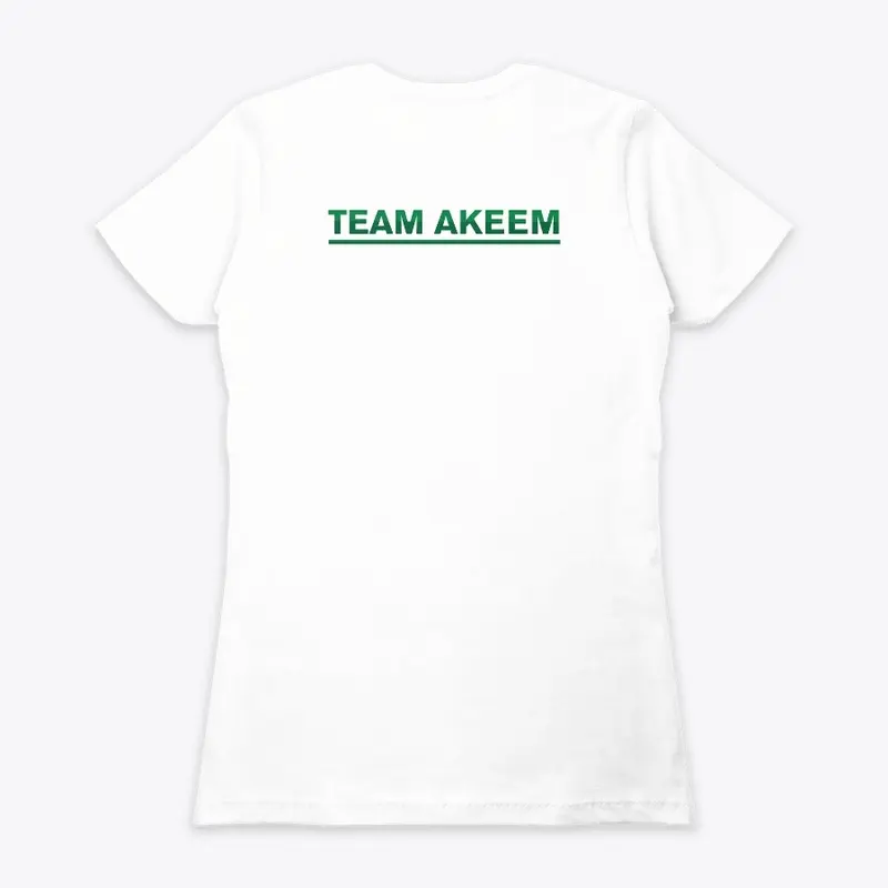 Team Akeem White Apparel