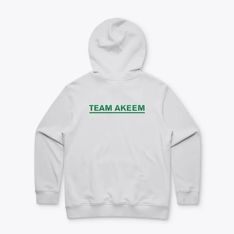 Team Akeem White Apparel